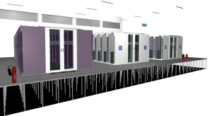 En violet, prévision de déploiement d’un nouveau pod dans 6 mois en vue de mener des simulations